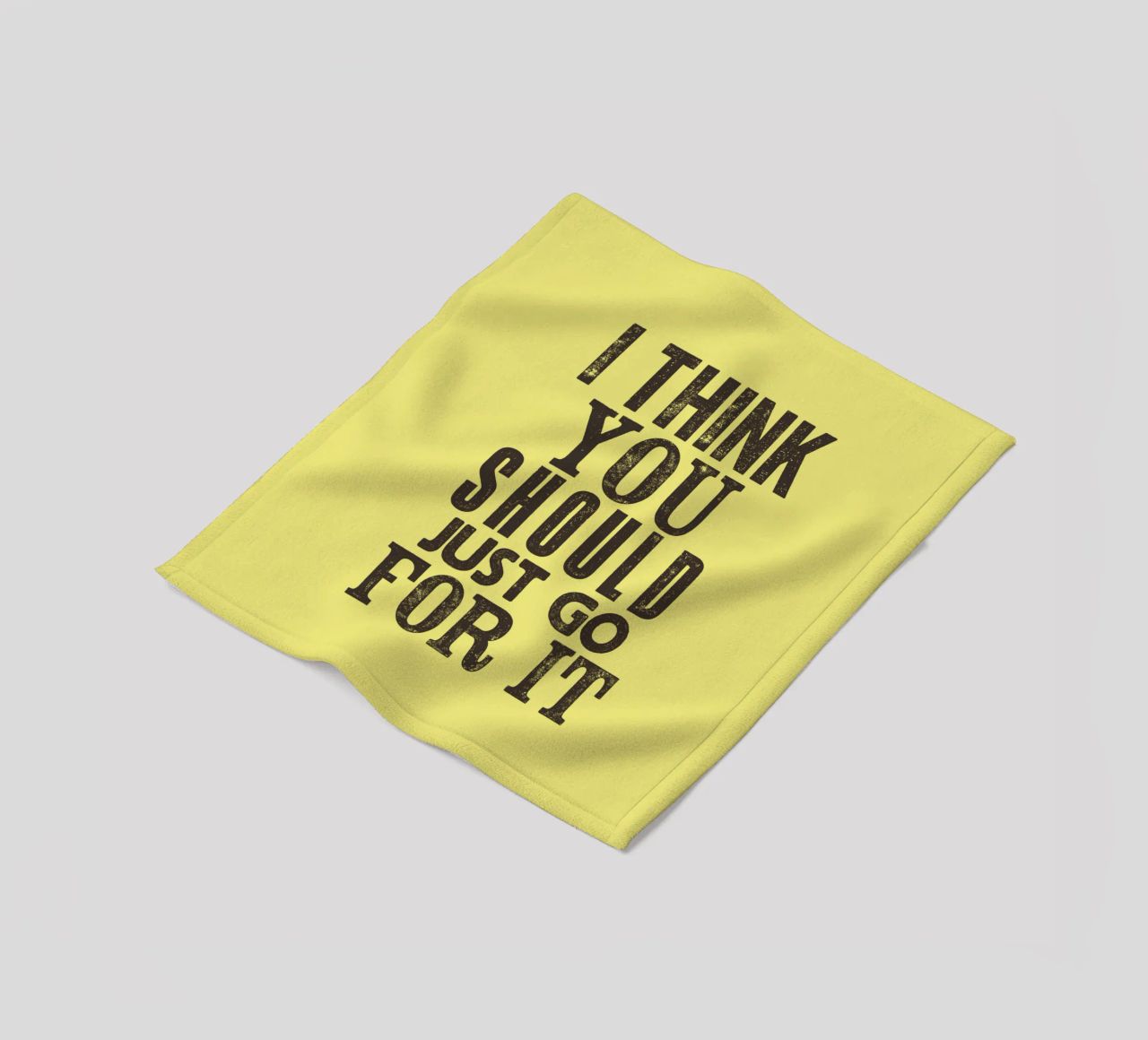 Penso che dovreste semplicemente fare un passo avanti coperta in pile da THE MOTIVATED TYPE