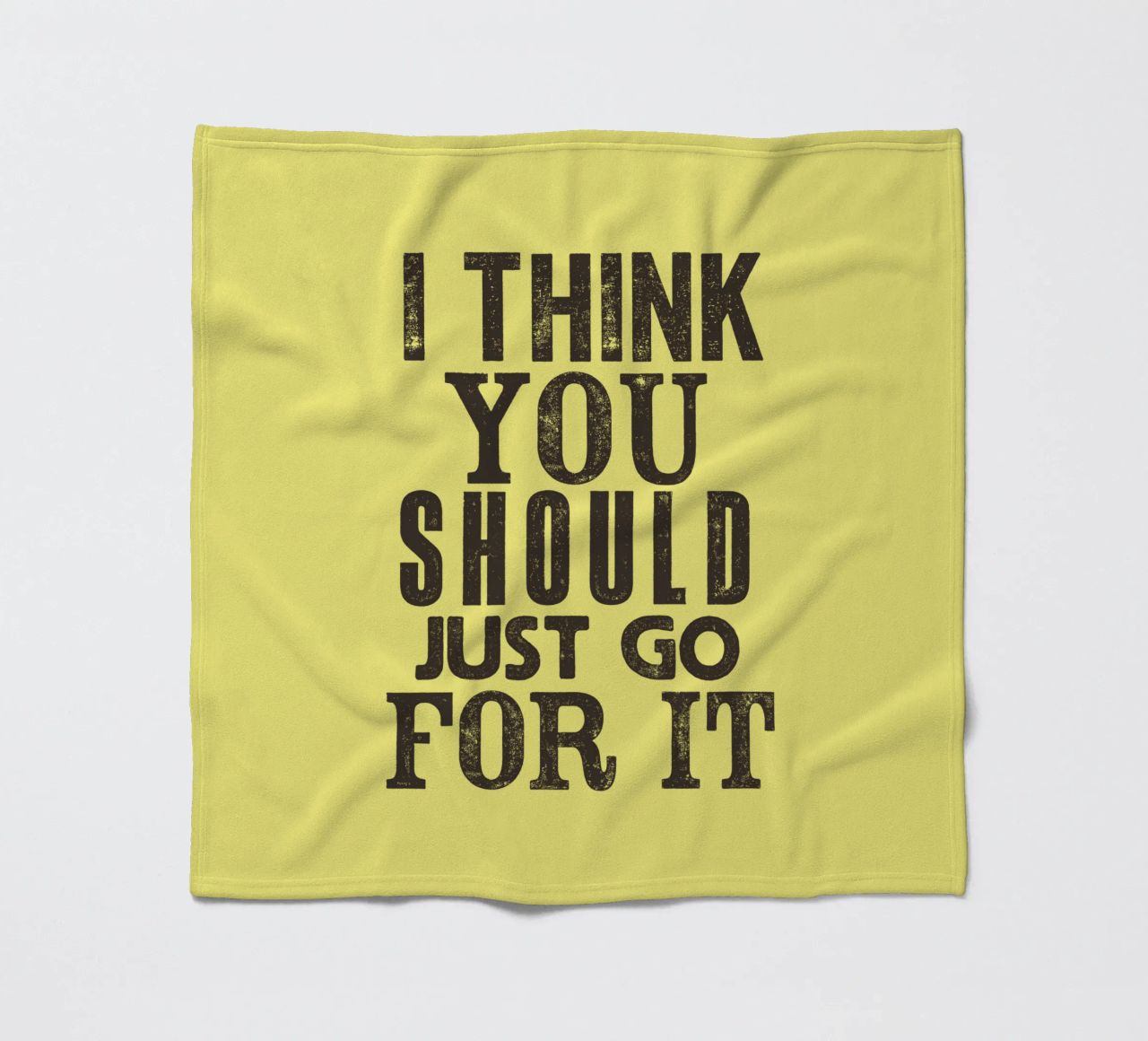 Penso che dovreste semplicemente fare un passo avanti coperta in pile da THE MOTIVATED TYPE