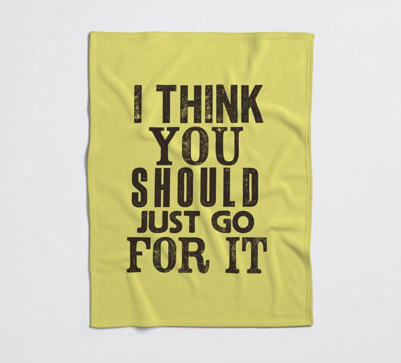 Penso che dovreste semplicemente fare un passo avanti coperta in pile da THE MOTIVATED TYPE