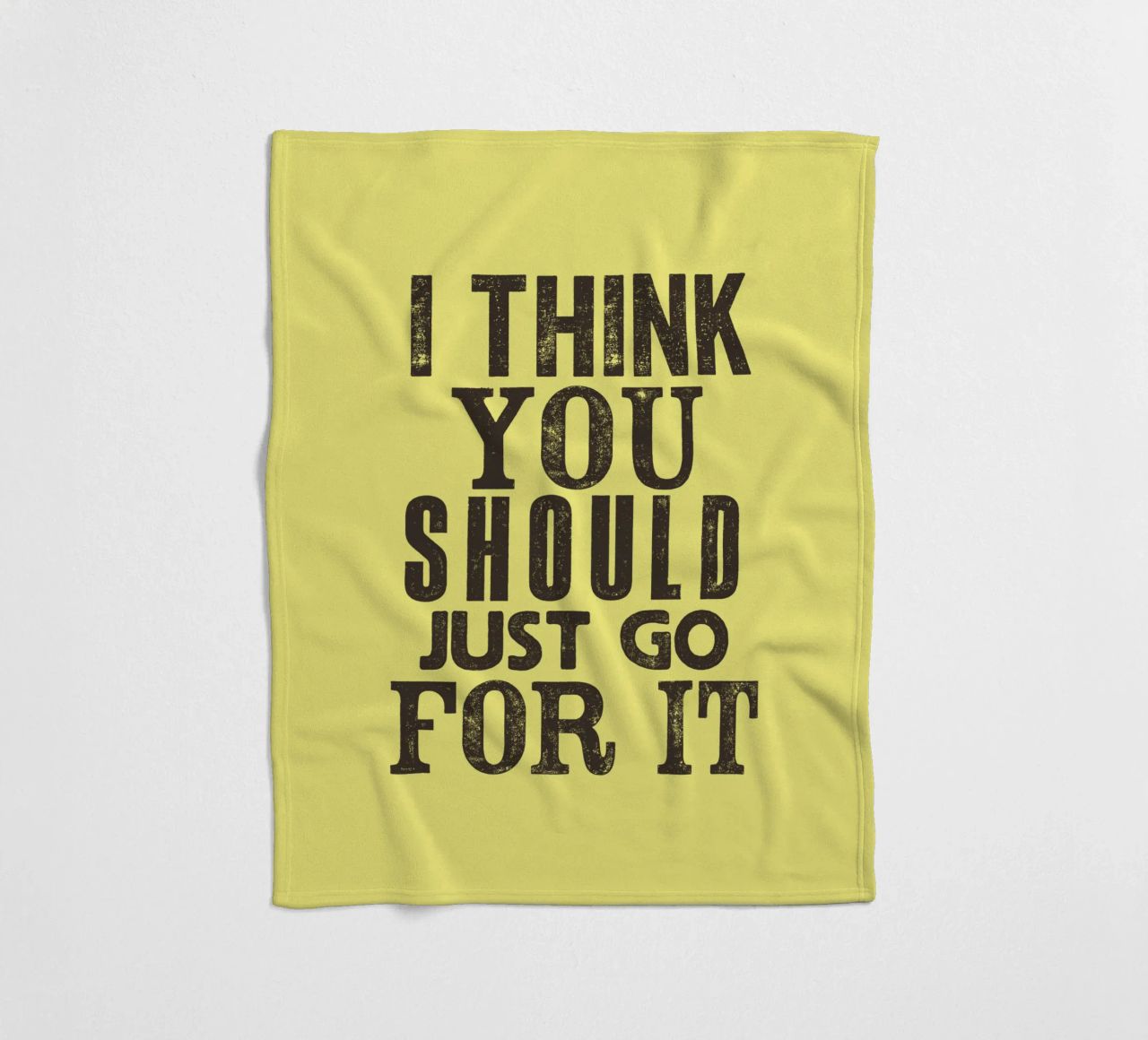Penso che dovreste semplicemente fare un passo avanti coperta in pile da THE MOTIVATED TYPE
