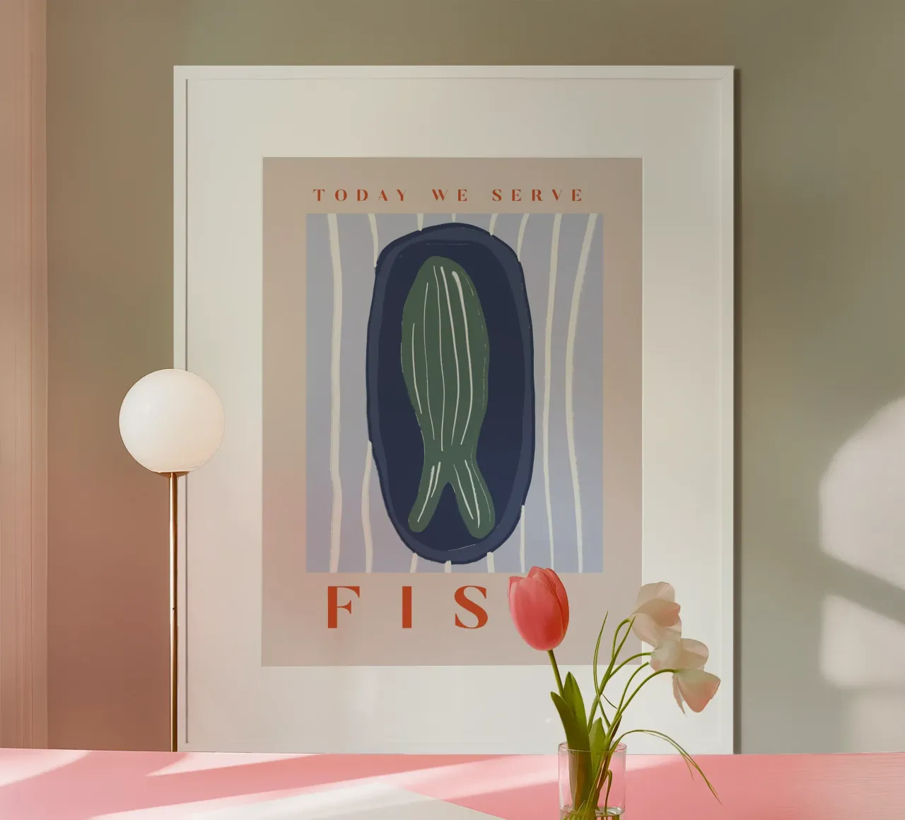 Today We Serve Fish poster da treechild