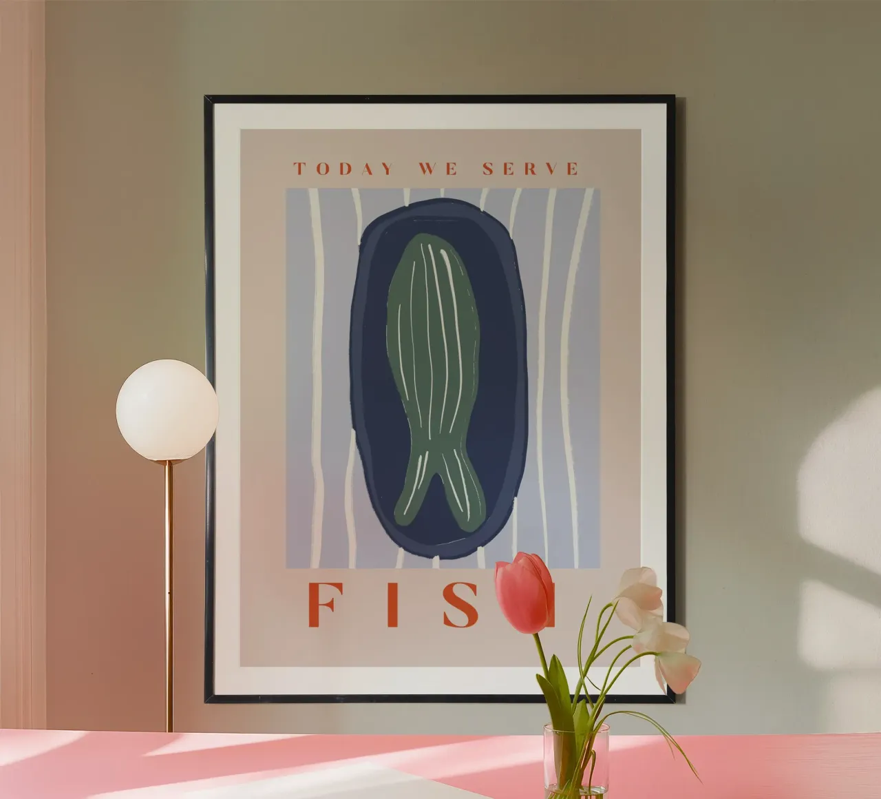 Today We Serve Fish poster da treechild