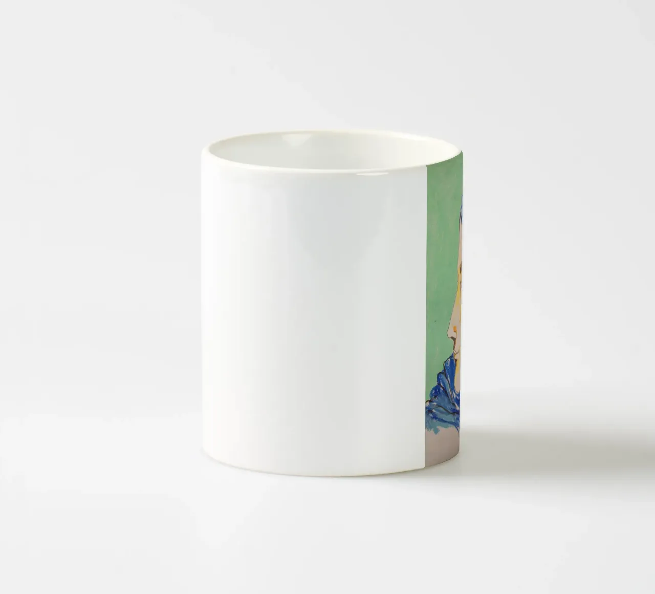 Femme au fleurs Keramik Tasse von Bénédicte Berthod
