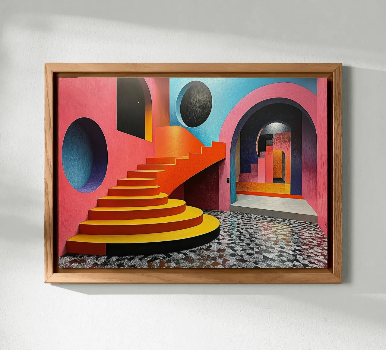 Surrealismo Architettura Design Geometria pannello forex da Nikis Art Studio