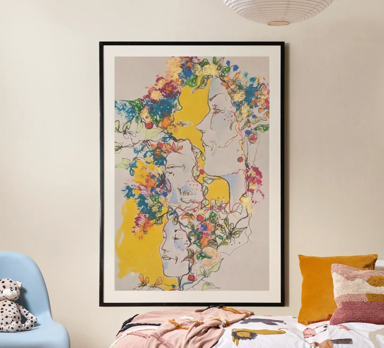 Femmes entrelacées poster da Bénédicte Berthod