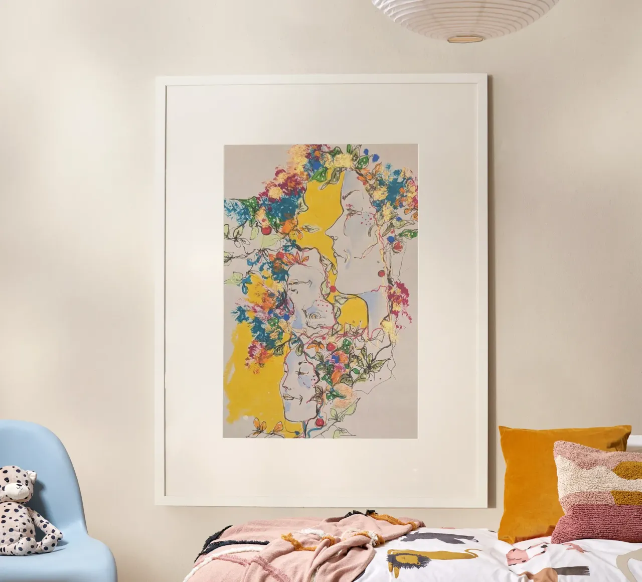 Femmes entrelacées poster da Bénédicte Berthod