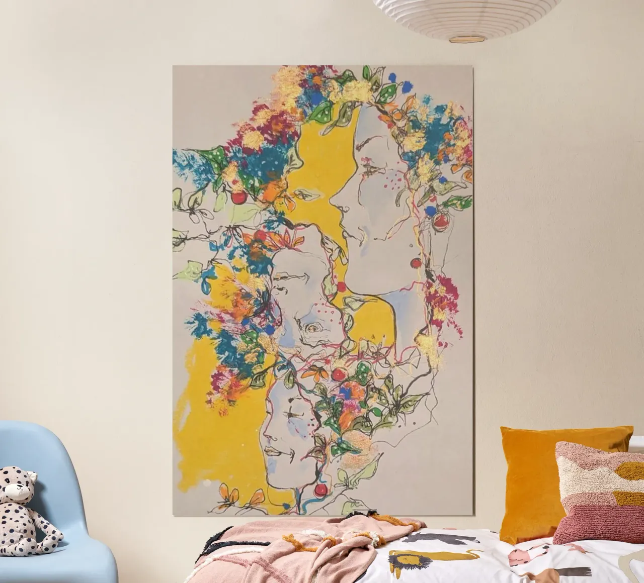 Femmes entrelacées poster da Bénédicte Berthod