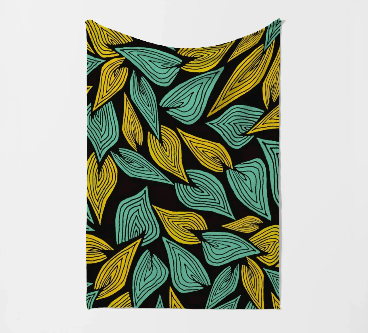 Autumn Wind coperta in pile da Pom Graphic Design