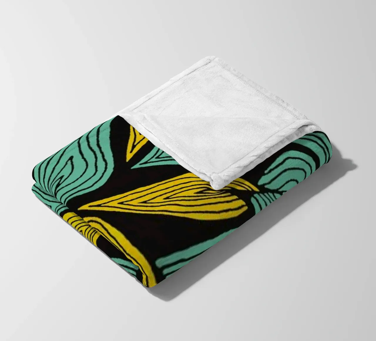 Autumn Wind coperta in pile da Pom Graphic Design