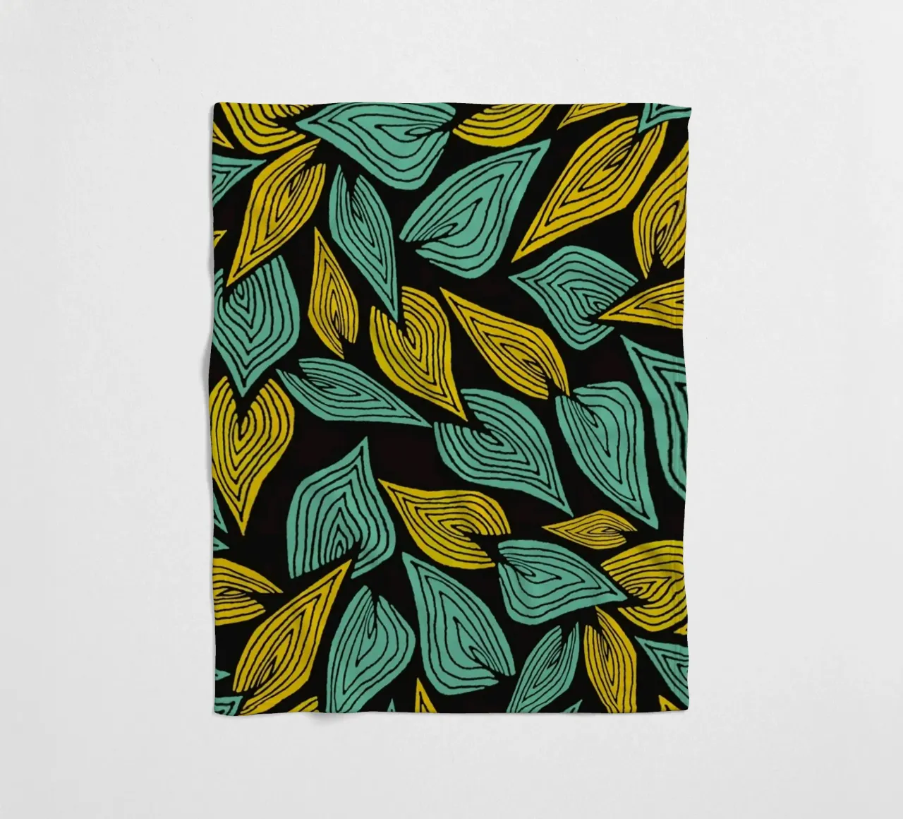 Autumn Wind coperta in pile da Pom Graphic Design