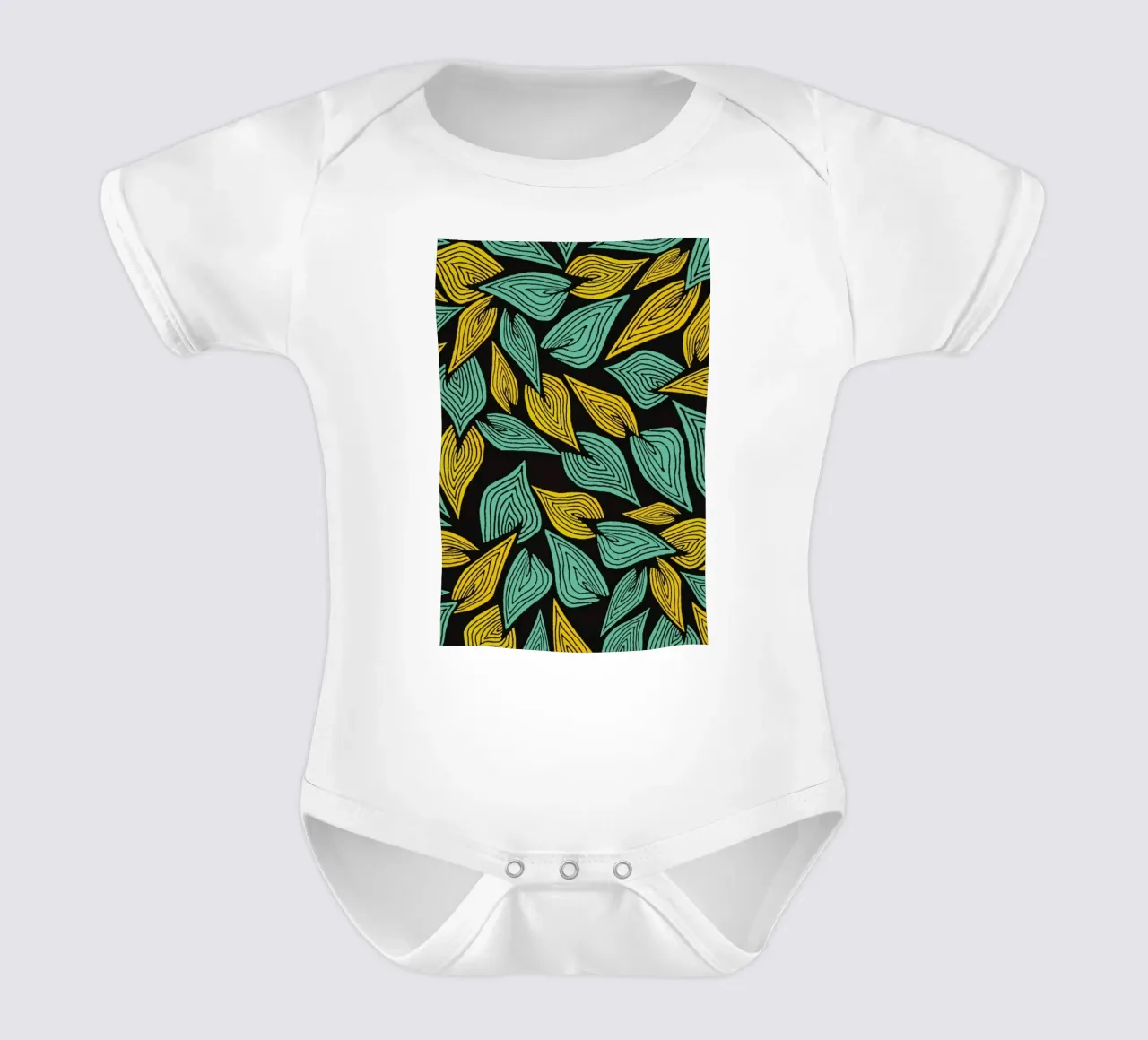 Autumn Wind body neonato maniche corte da Pom Graphic Design