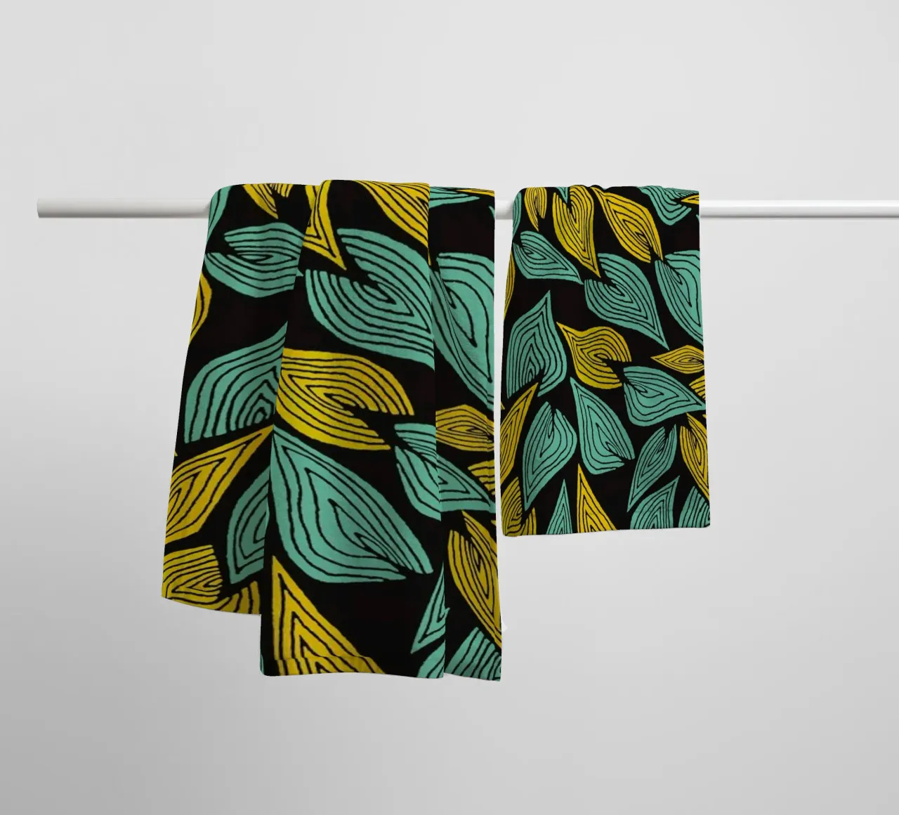 Autumn Wind asciugamano da bagno da Pom Graphic Design