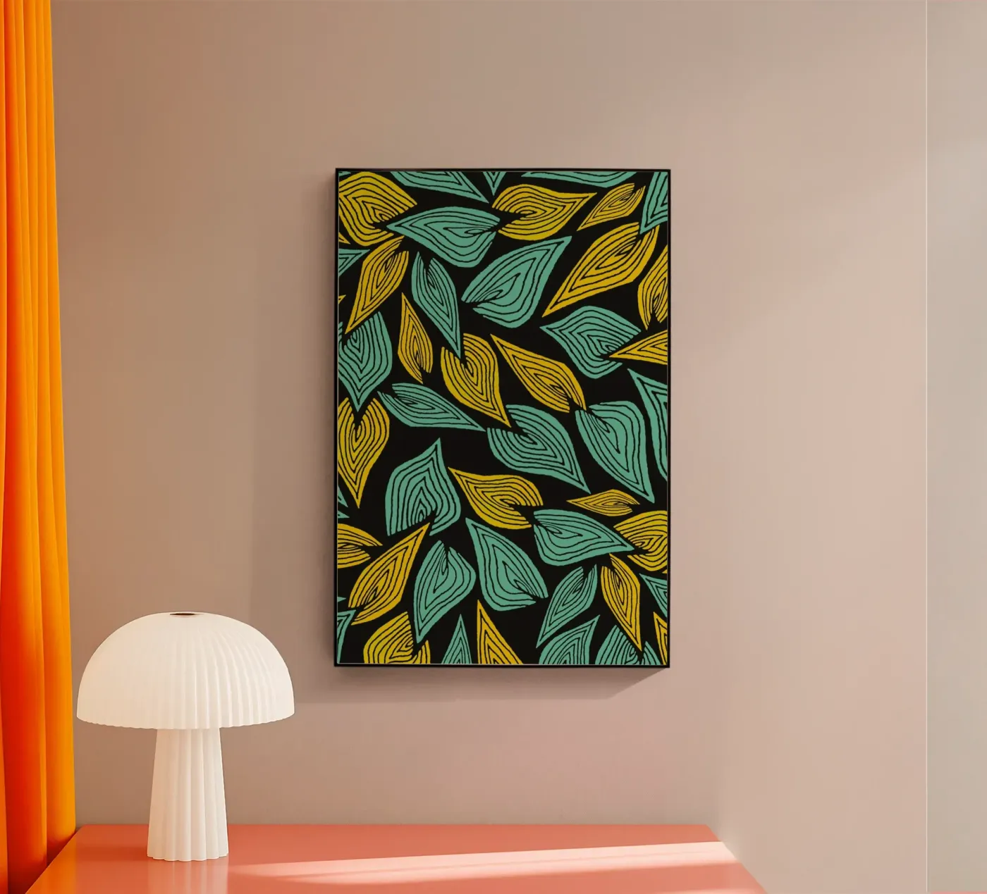 Autumn Wind acryl van Pom Graphic Design