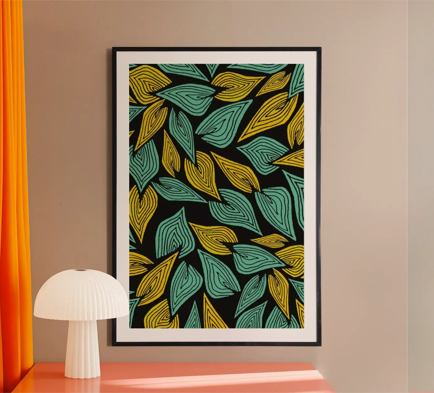 Autumn Wind poster da Pom Graphic Design