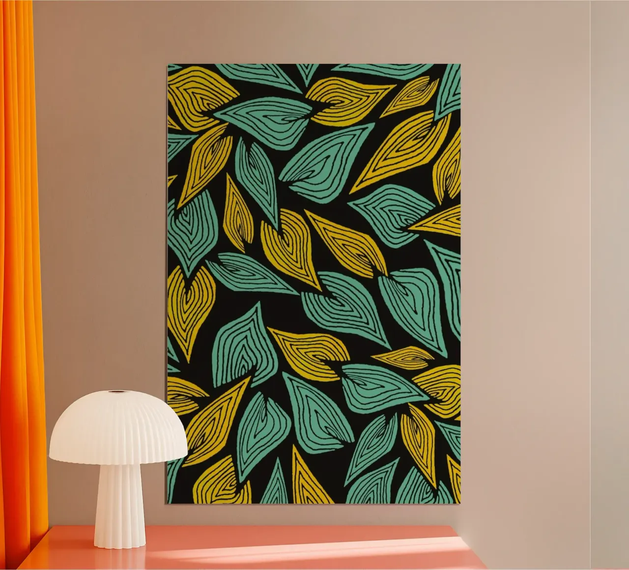 Autumn Wind poster da Pom Graphic Design