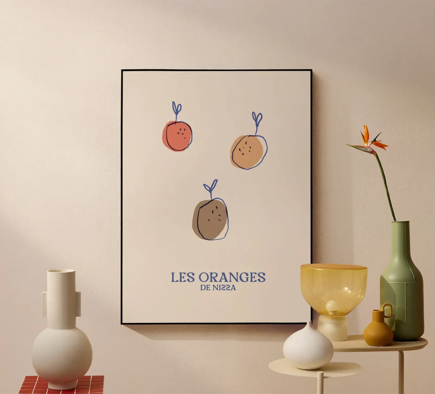 Les Oranges acryl van treechild