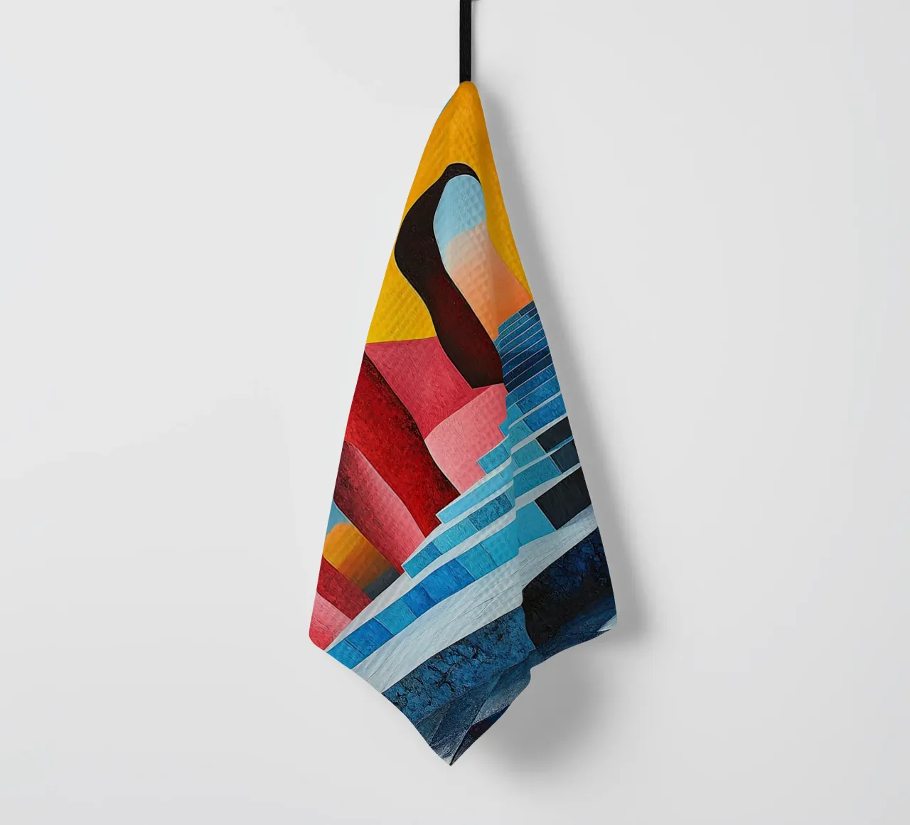 Surréalisme Architecture Design Géométrie torchon de Nikis Art Studio