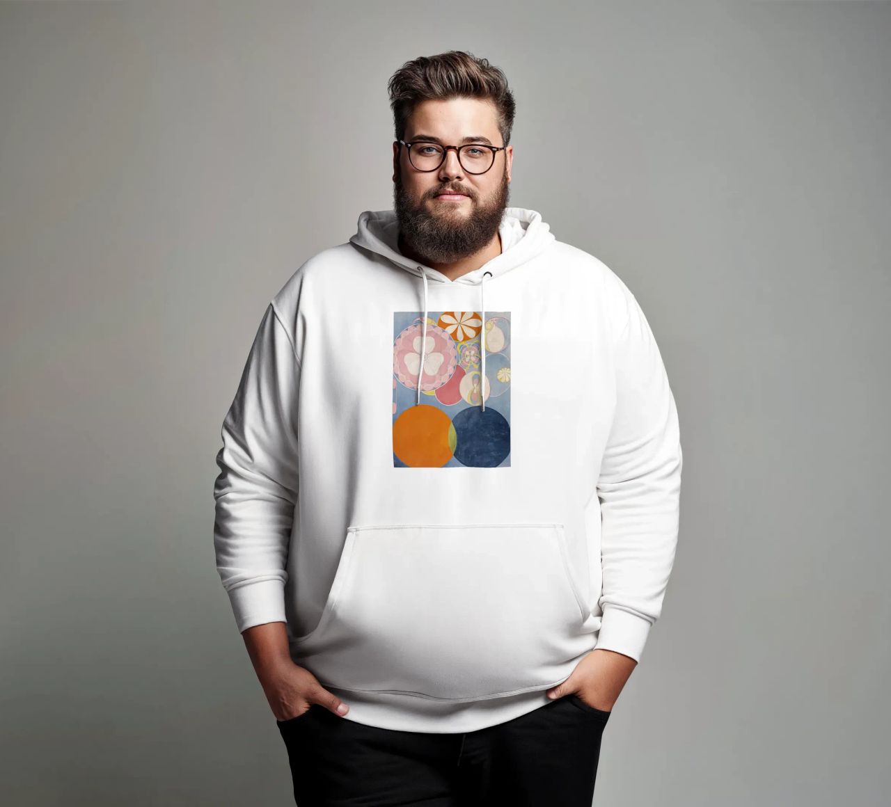 Hilma af Klint - I dieci più grandi, n. 02, Infanzia, Gruppo I felpa con cappuccio da William Store