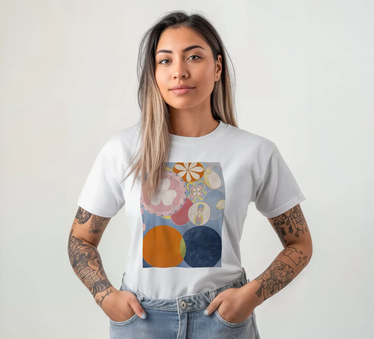 Hilma af Klint - Die zehn Größten, Nr. 02, Kindheit, Gruppe I T-Shirt von William Store