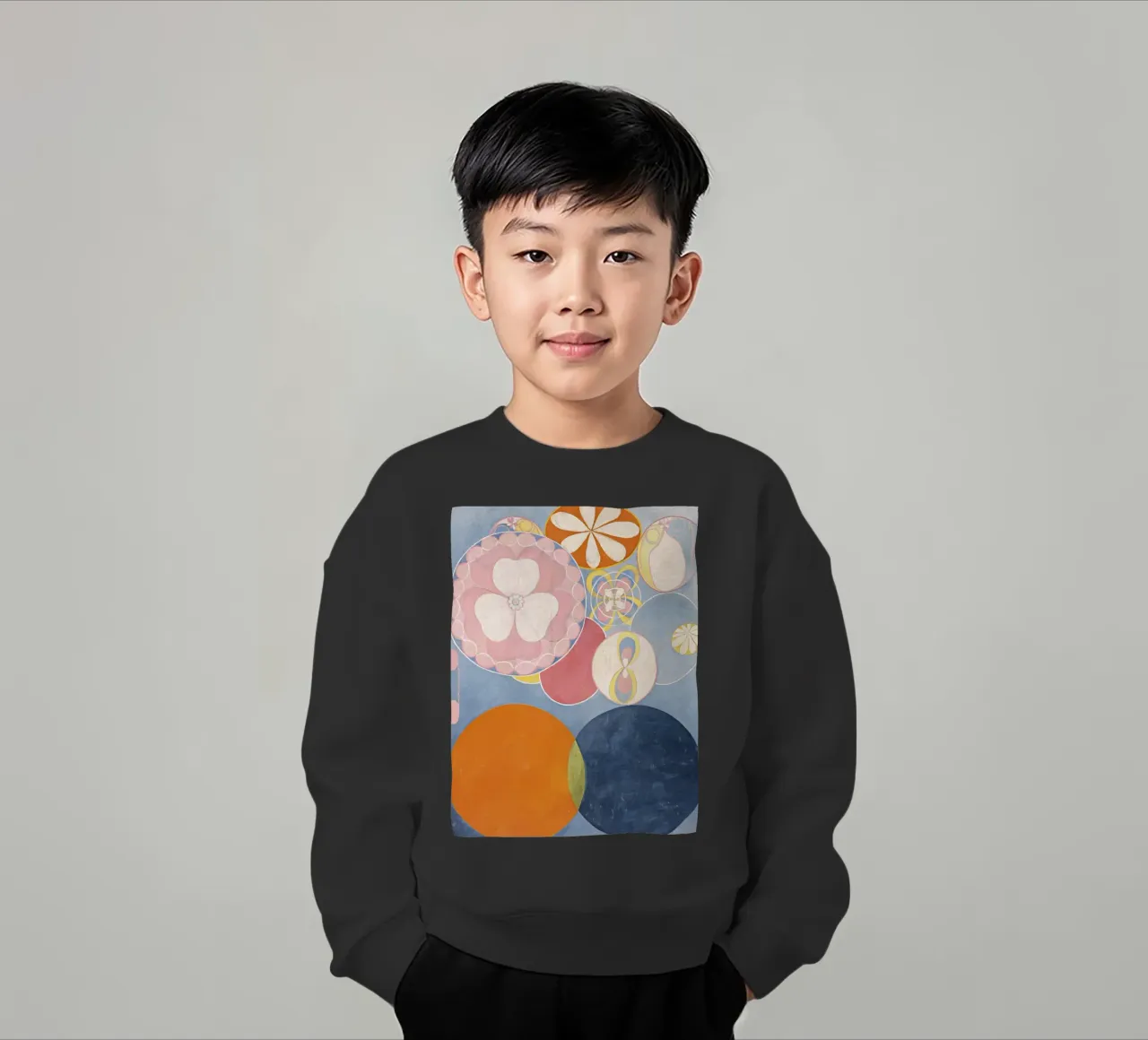 Hilma af Klint - I dieci più grandi, n. 02, Infanzia, Gruppo I felpa bambino da William Store