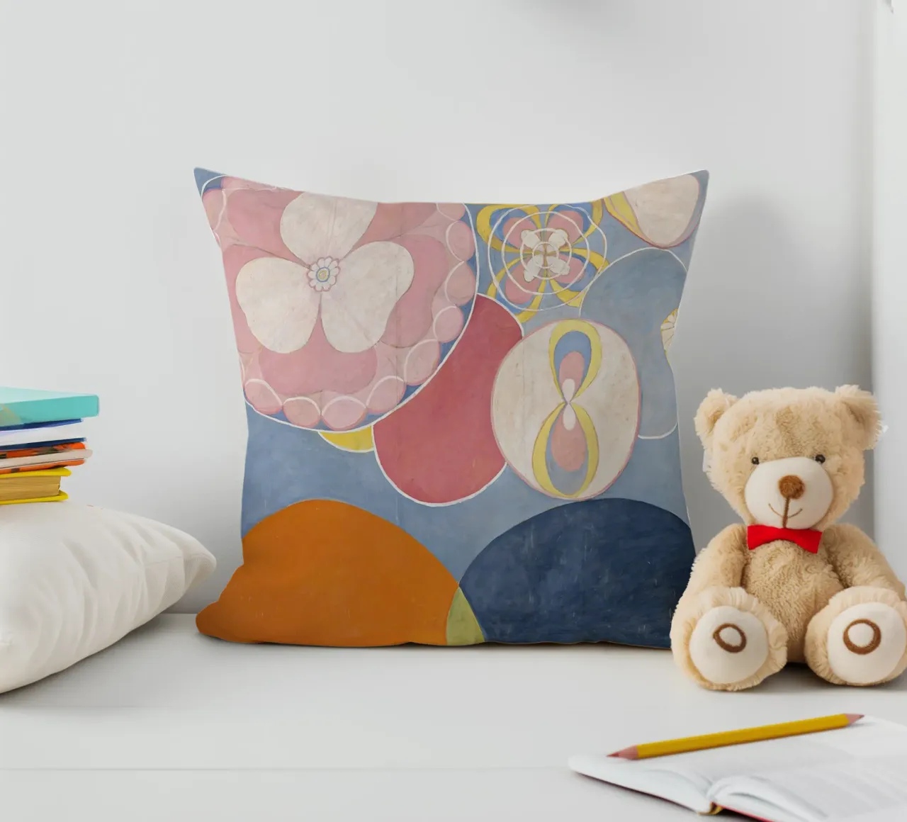 Hilma af Klint - Les dix plus grands, n° 02, Enfance, Groupe I coussin de William Store