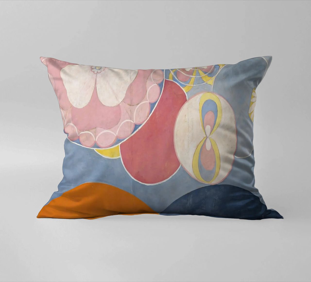 Hilma af Klint - The Ten Largest, No. 02, Childhood, Group I decorative cushion by William Store