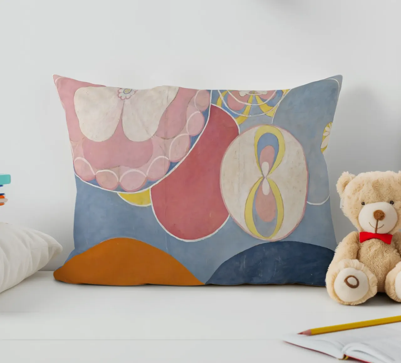 Hilma af Klint - Les dix plus grands, n° 02, Enfance, Groupe I coussin de William Store