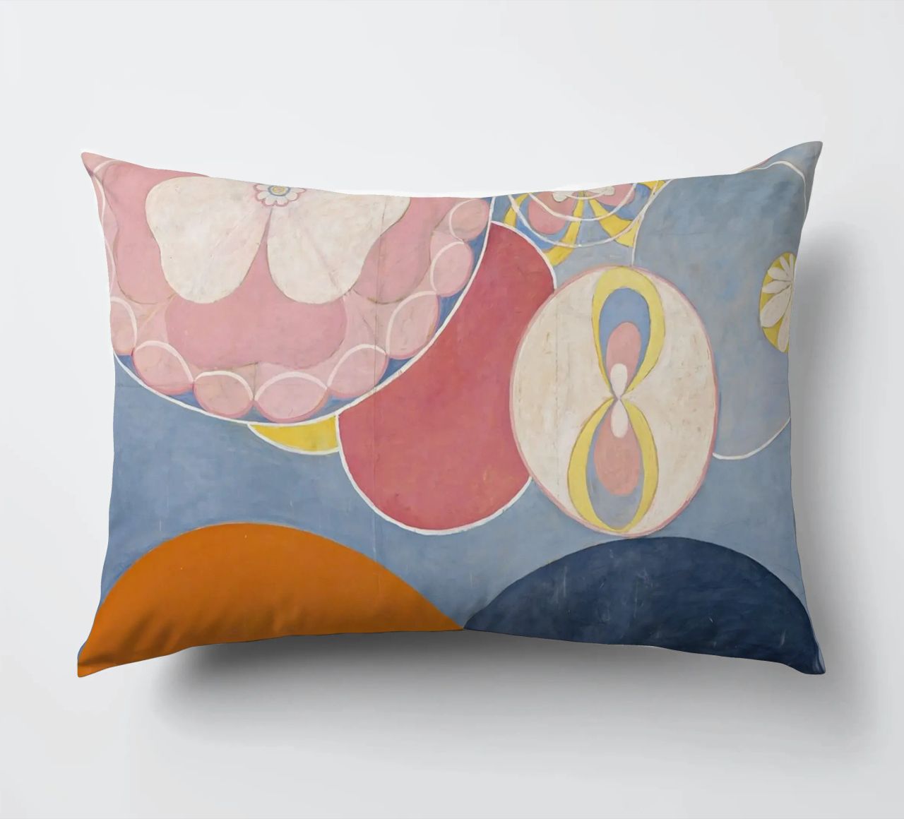 Hilma af Klint - The Ten Largest, No. 02, Childhood, Group I decorative cushion by William Store