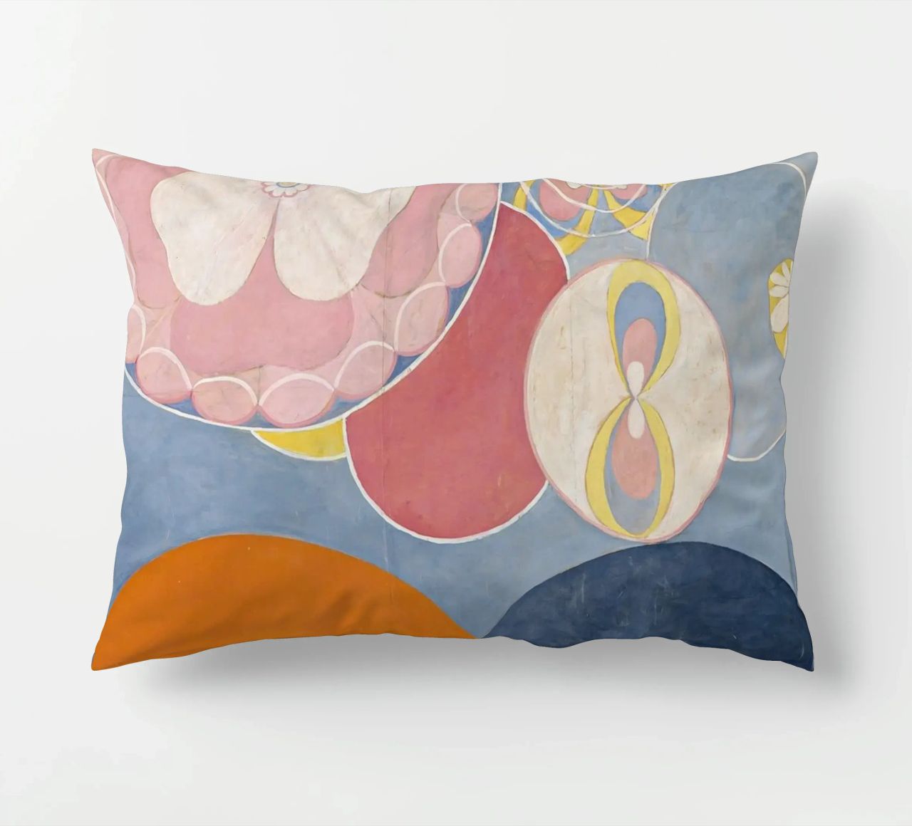 Hilma af Klint - The Ten Largest, No. 02, Childhood, Group I decorative cushion by William Store