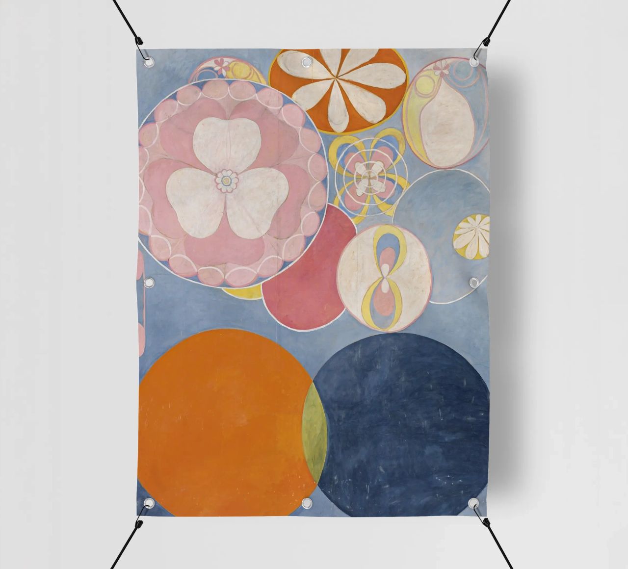 Hilma af Klint - I dieci più grandi, n. 02, Infanzia, Gruppo I telo in pvc da William Store