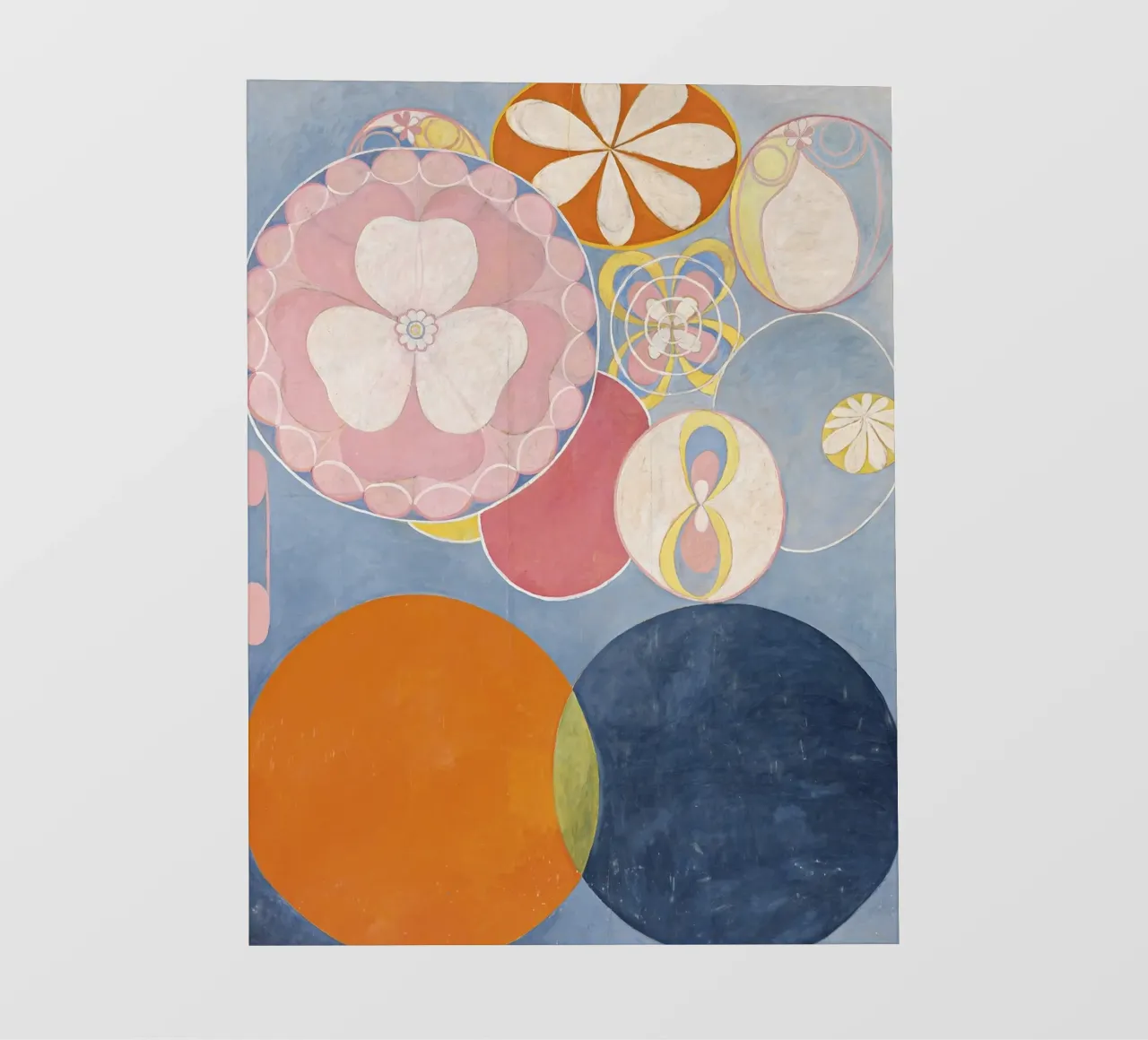 Hilma af Klint - Les dix plus grands, n° 02, Enfance, Groupe I bâche pvc de William Store