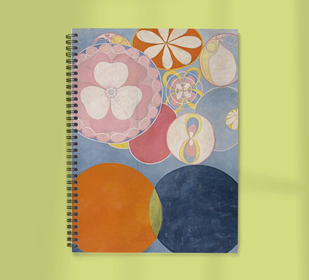 Hilma af Klint - The Ten Largest, No. 02, Childhood, Group I spiral notebook by William Store