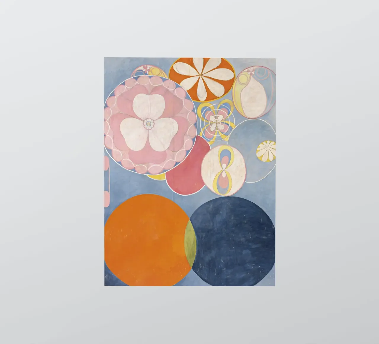 Hilma af Klint - Les dix plus grands, n° 02, Enfance, Groupe I autocollant de William Store