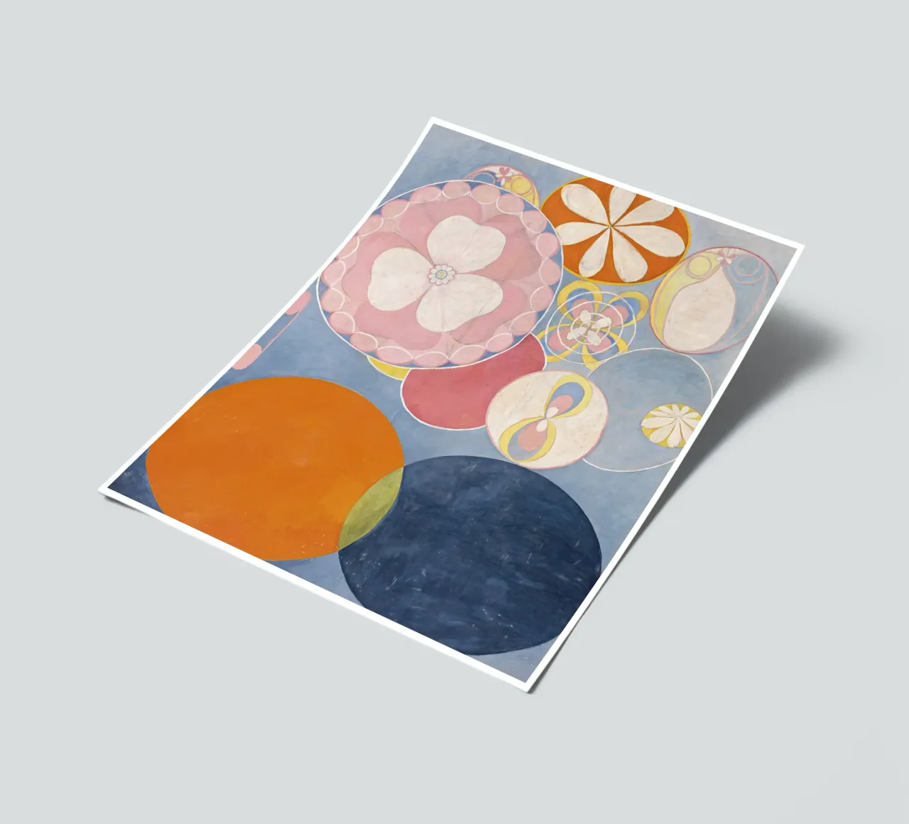 Hilma af Klint - Les dix plus grands, n° 02, Enfance, Groupe I planche autocollant de William Store