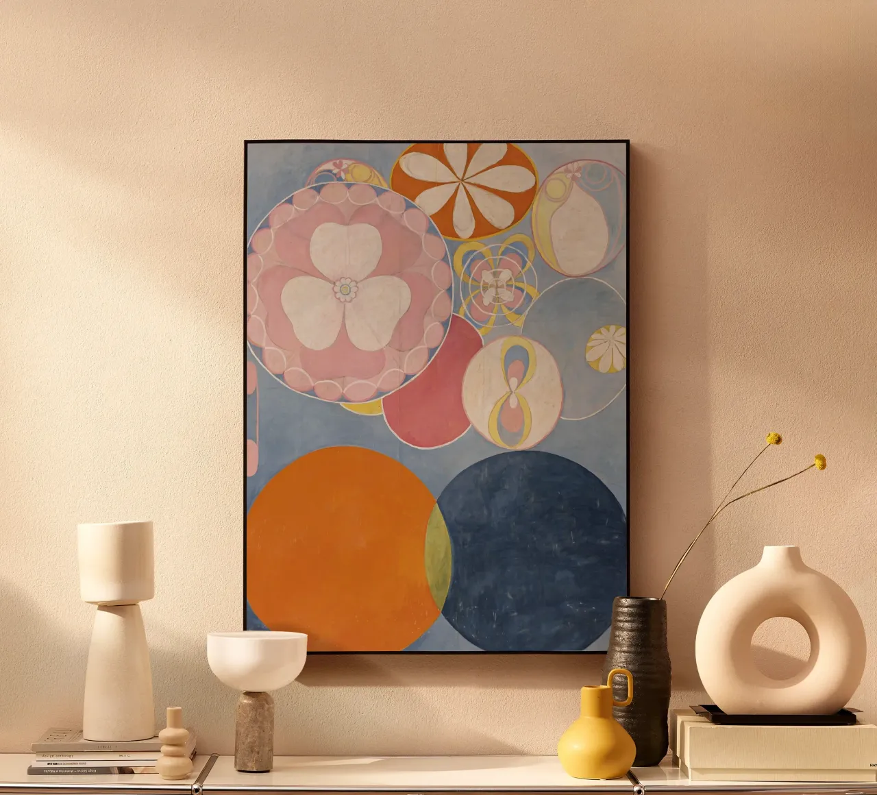 Hilma af Klint - Les dix plus grands, n° 02, Enfance, Groupe I alu dibond de William Store
