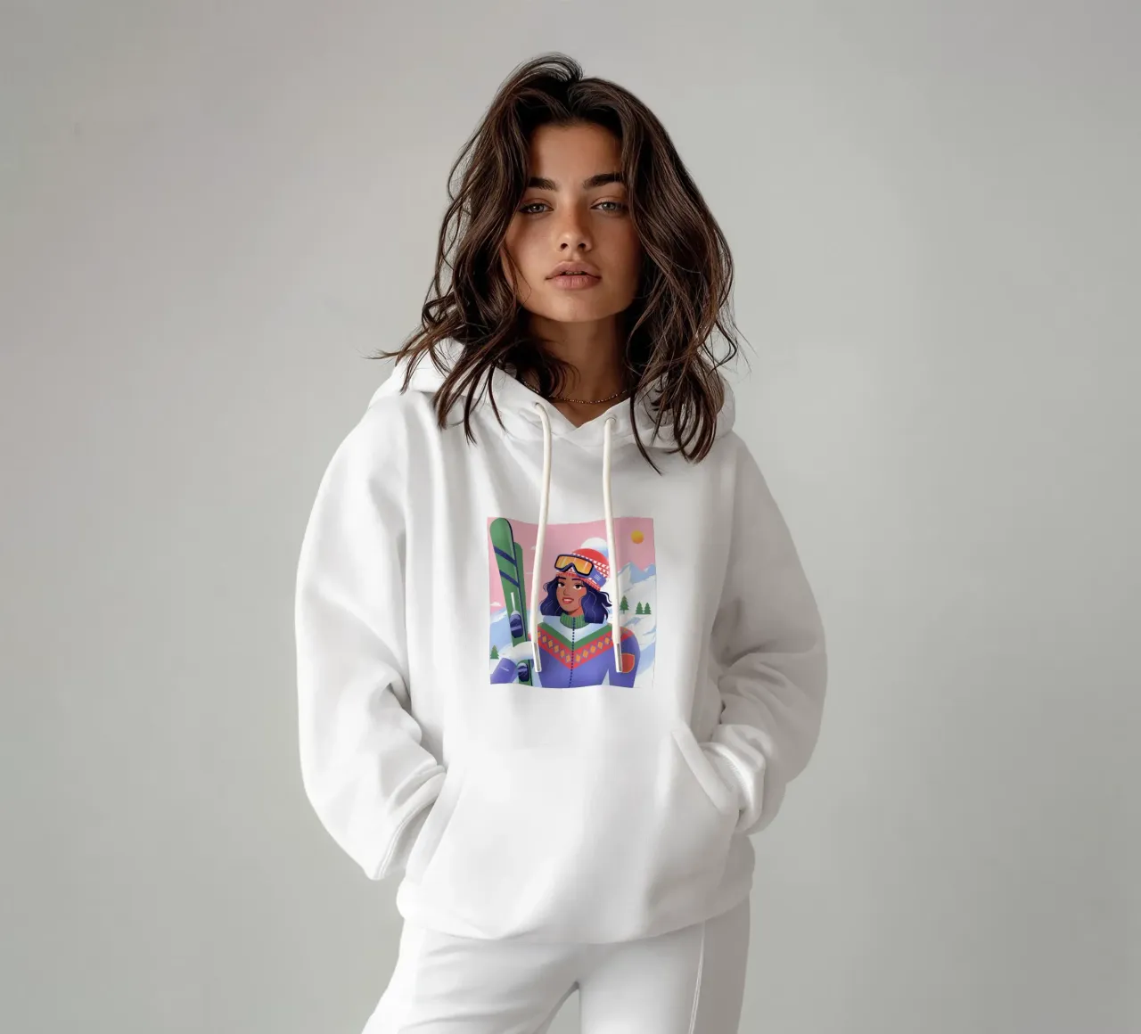 Snowboarder felpa con cappuccio da Emery Kate