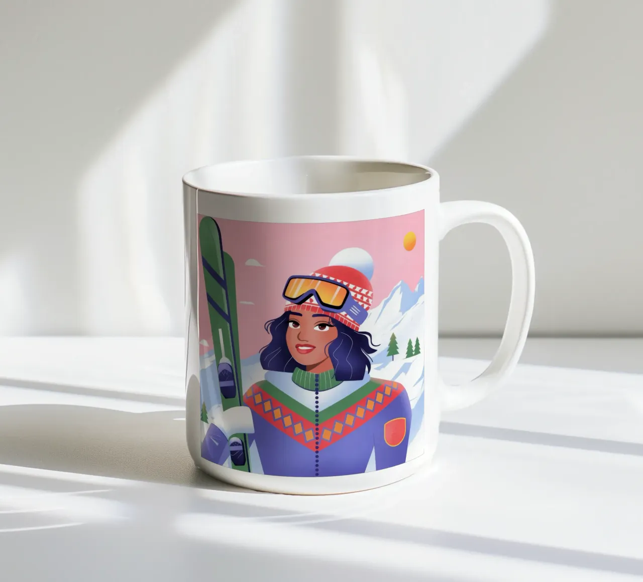 Snowboarder tazza in ceramica da Emery Kate