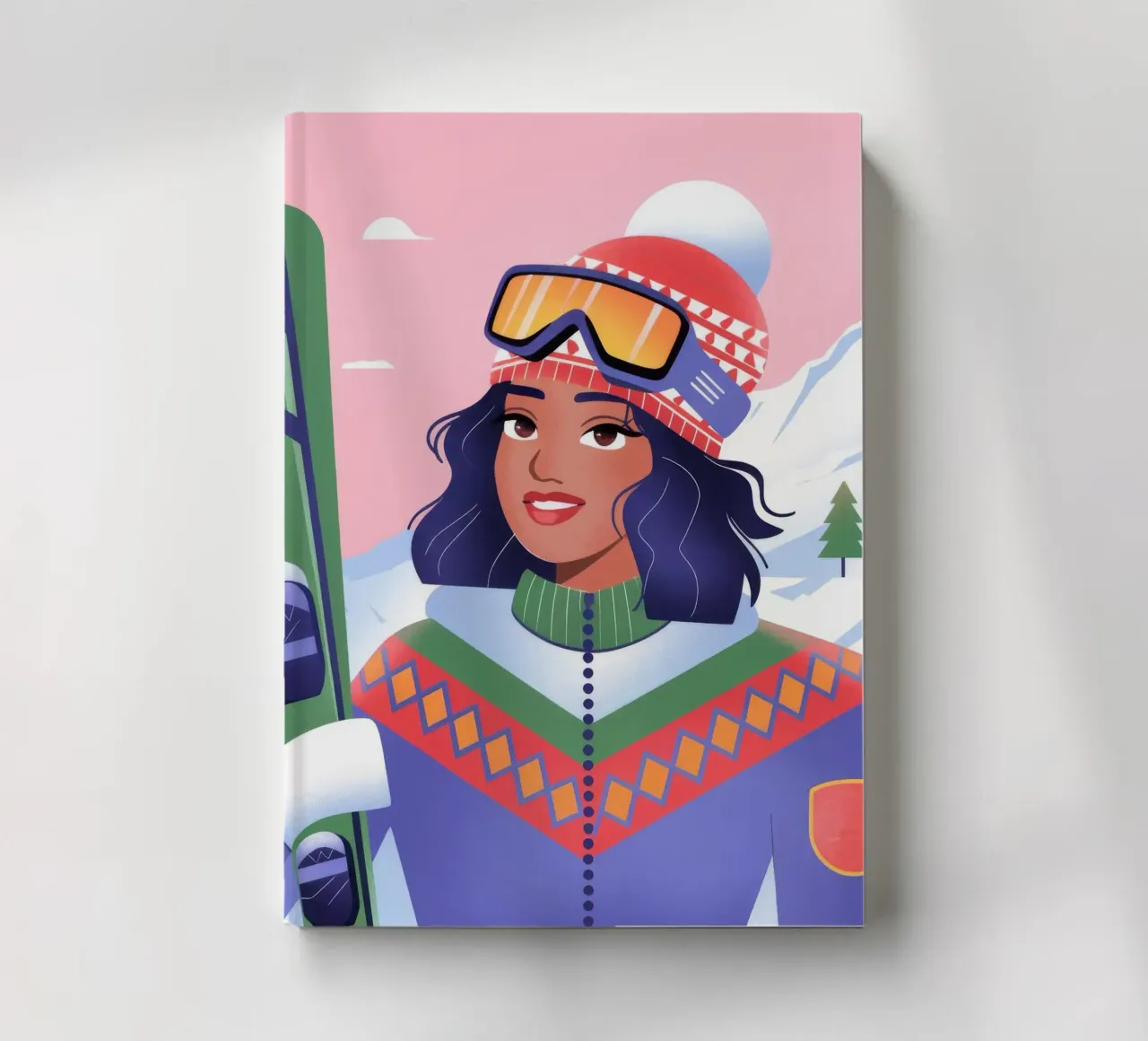 Snowboarder notebook by Emery Kate