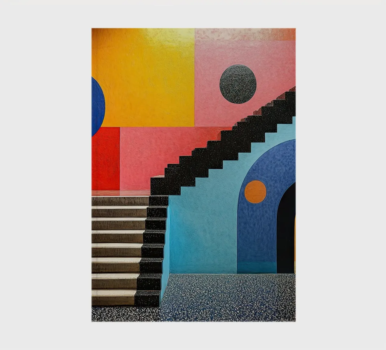Surrealisme Architectuur Ontwerp Meetkunde notitieboek van Nikis Art Studio