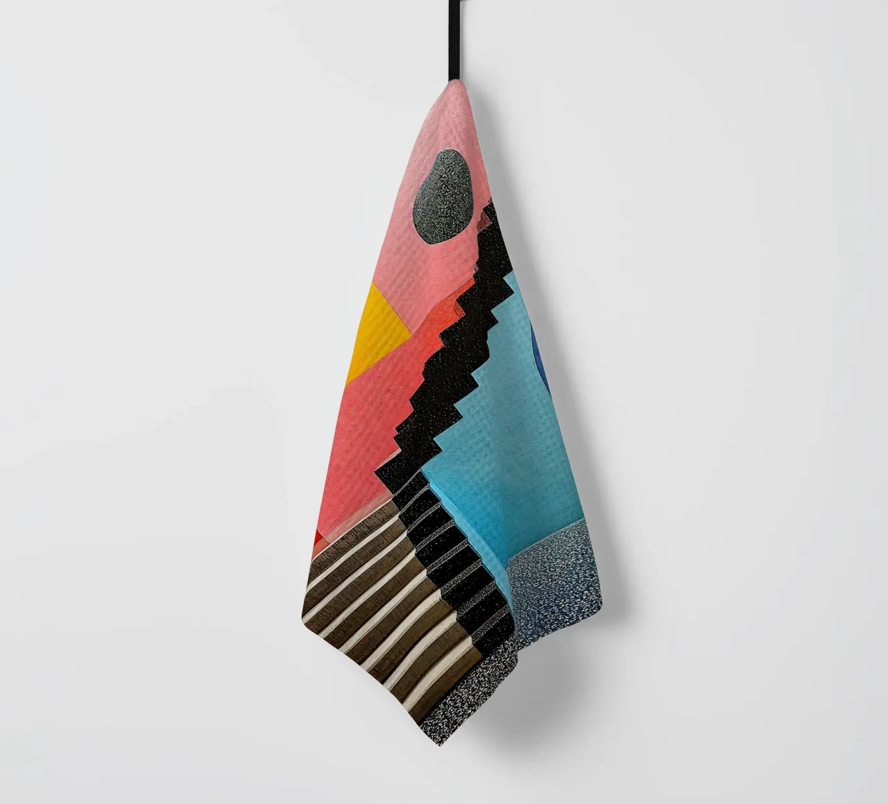 Surréalisme Architecture Design Géométrie torchon de Nikis Art Studio