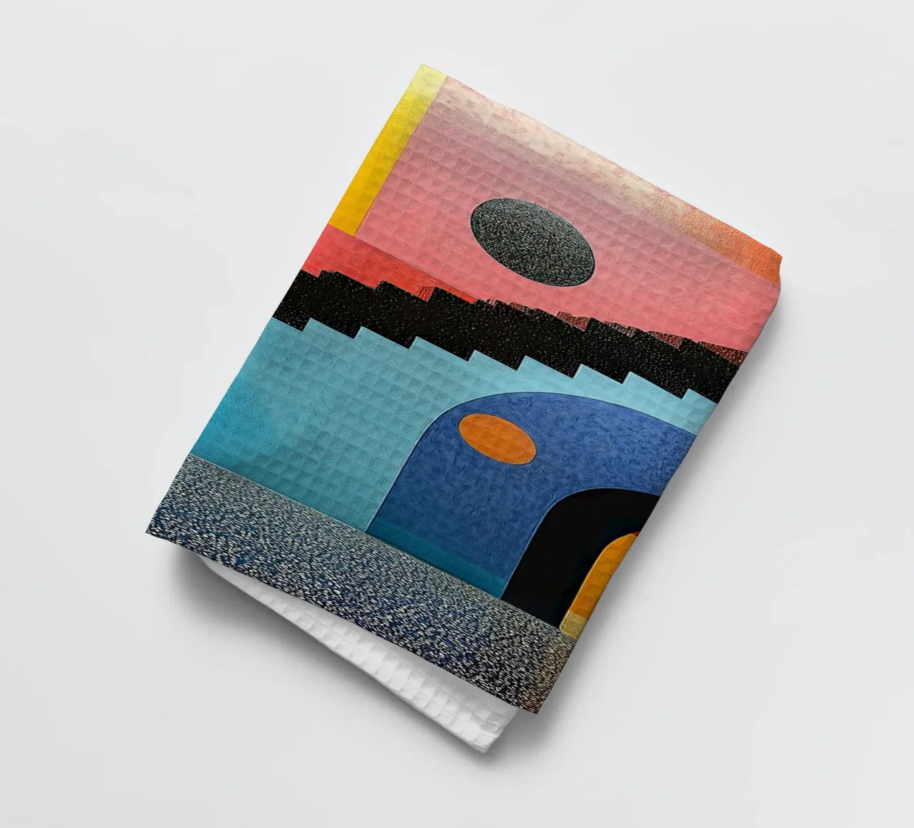 Surréalisme Architecture Design Géométrie torchon de Nikis Art Studio