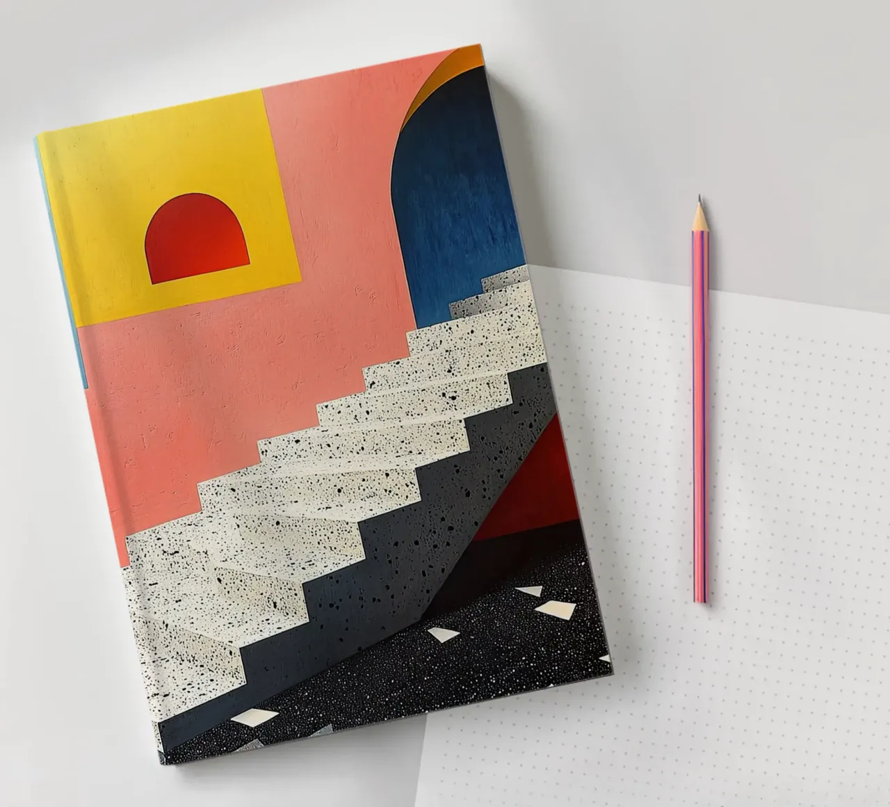 Surréalisme Architecture Design Géométrie carnet de notes de Nikis Art Studio