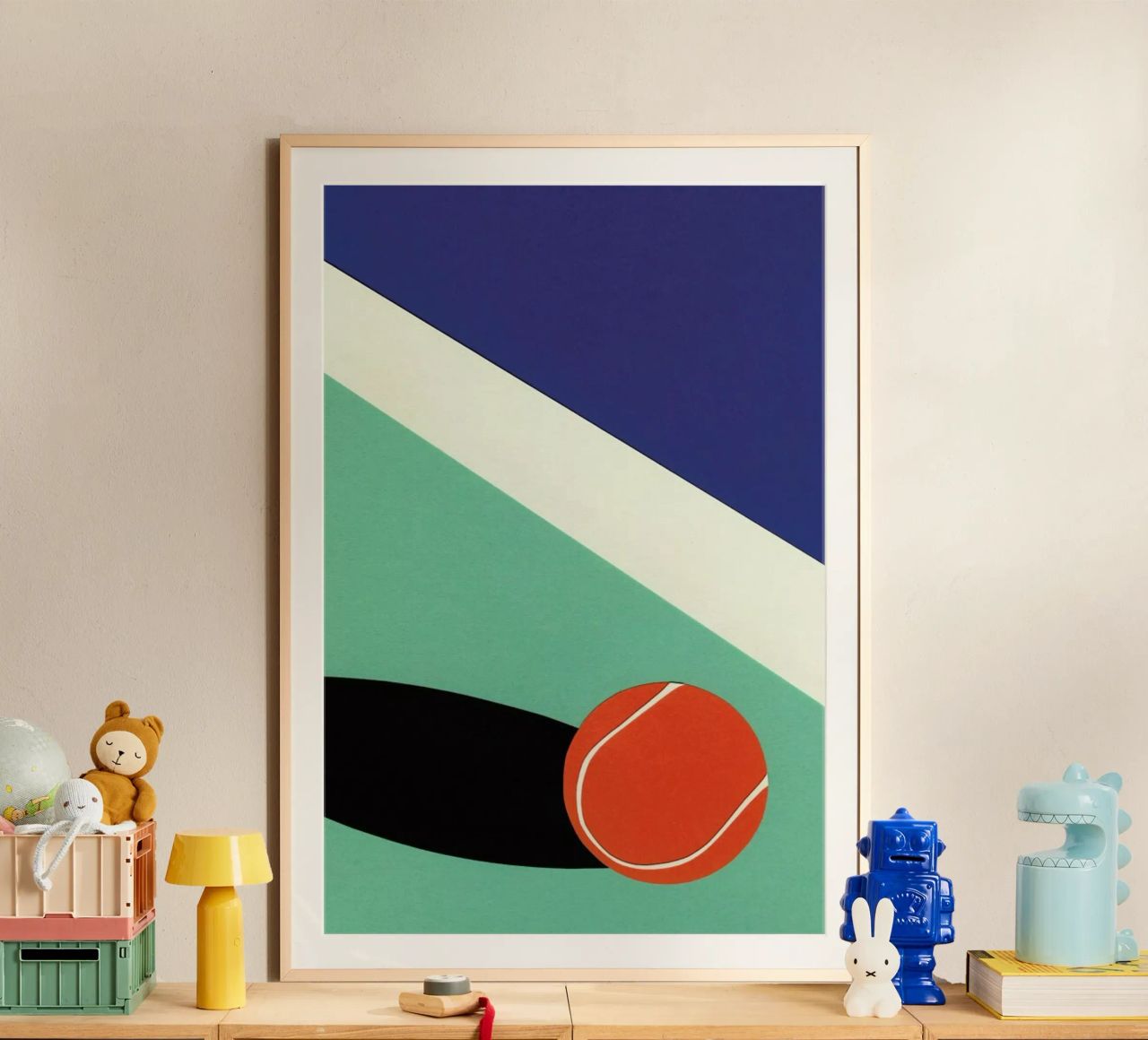 Arizona Tennis Club II poster by Rosi Feist