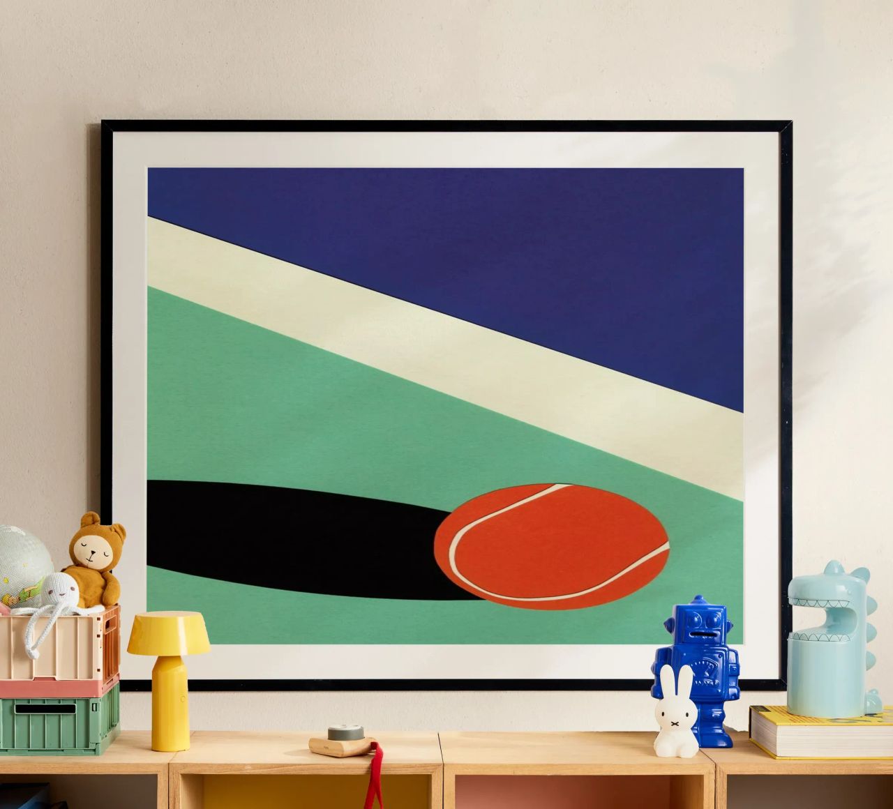 Arizona Tennis Club II poster by Rosi Feist