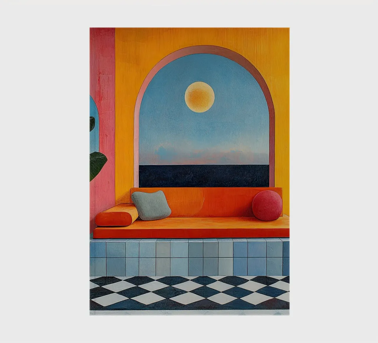 Surrealism Architecture Design Geometry notebook by Nikis Art Studio