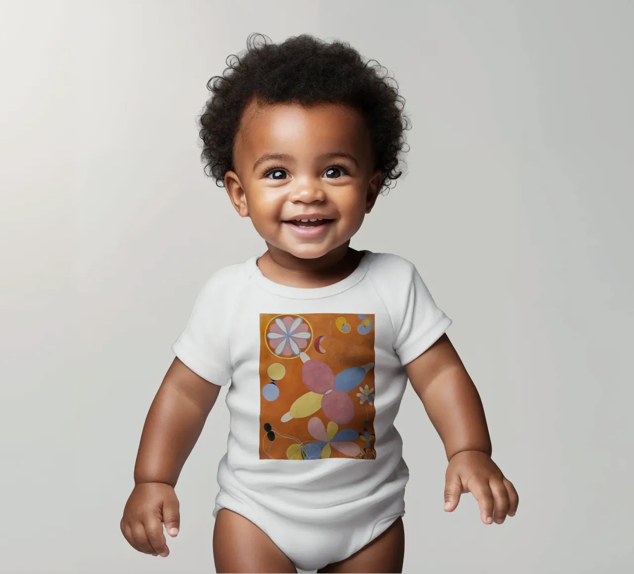 Hilma af Klint - Les dix plus grands, n° 04, Jeunesse, Groupe IV body bébé de William Store