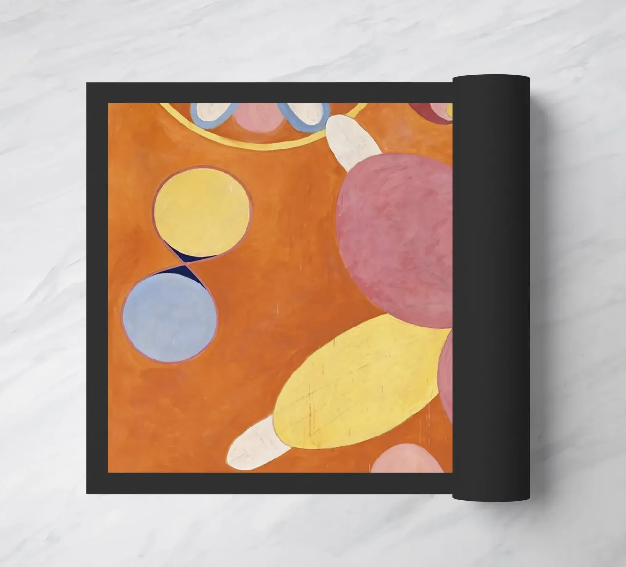 Hilma af Klint - Les dix plus grands, n° 04, Jeunesse, Groupe IV paillasson de William Store