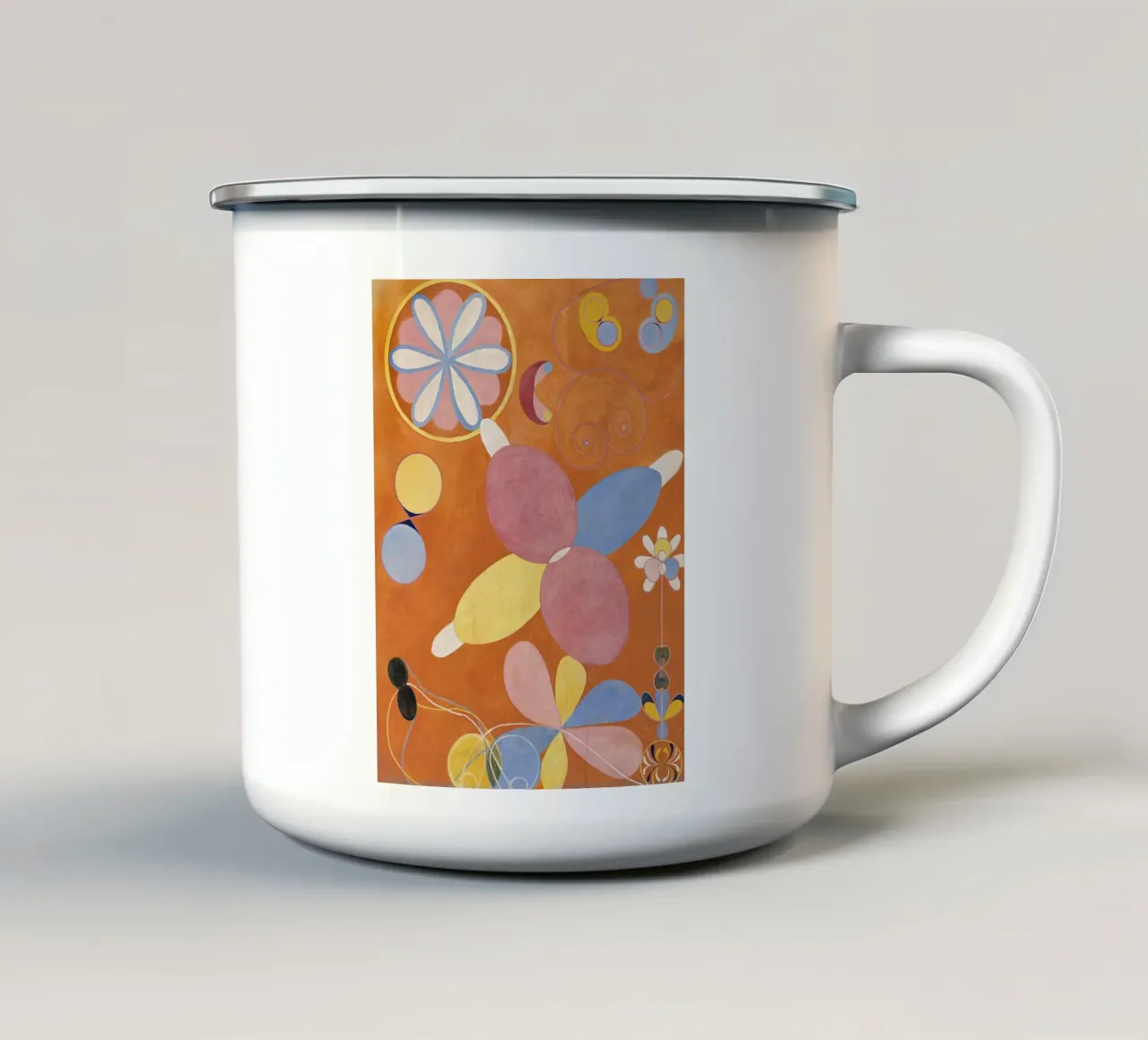 Hilma af Klint - I dieci più grandi, n. 04, Giovani, Gruppo IV tazza in smalto da William Store