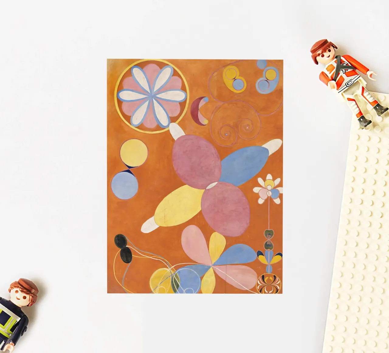 Hilma af Klint - Les dix plus grands, n° 04, Jeunesse, Groupe IV autocollant de William Store