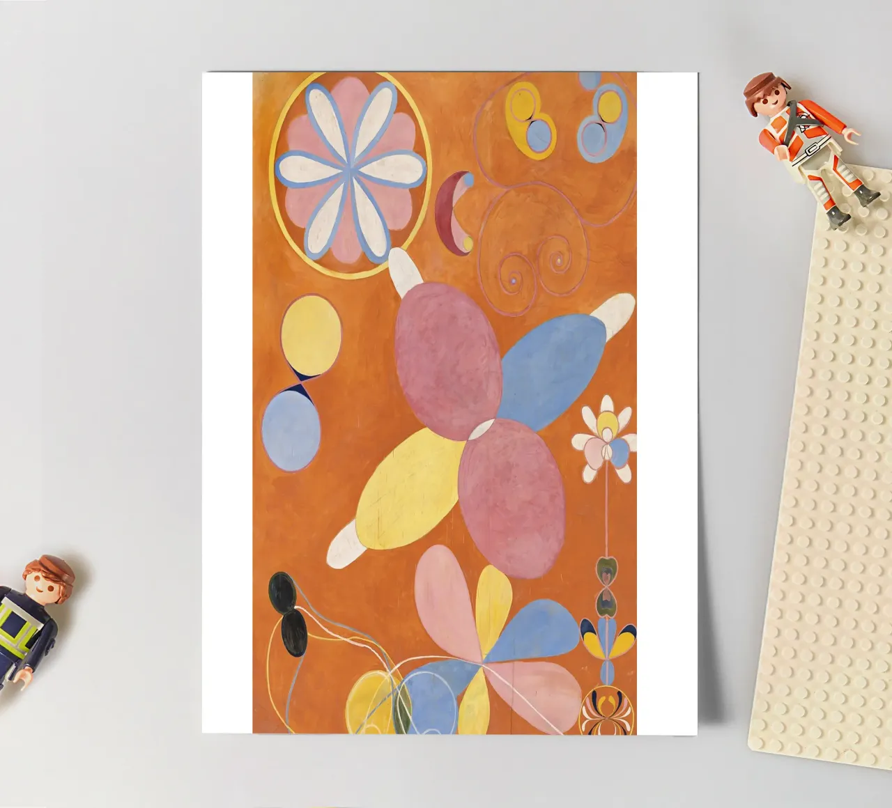 Hilma af Klint - Les dix plus grands, n° 04, Jeunesse, Groupe IV planche autocollant de William Store